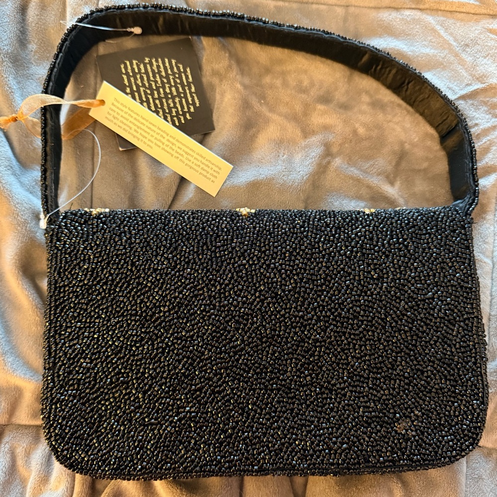 🆕From India to You- Celestial Beaded Bag, Black, NWT - Picture 7 of 7